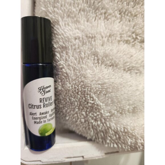 Uplifting Citrus Aromatherapy Roller: Energizing Essential Oil Blend, Handmade i - Picture 8 of 10